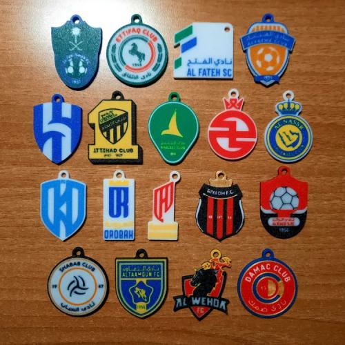 Medal with the logo of all clubs