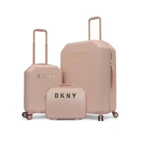 طقم حقائب سفر تروللي قطعتين وحقيبة مكياج