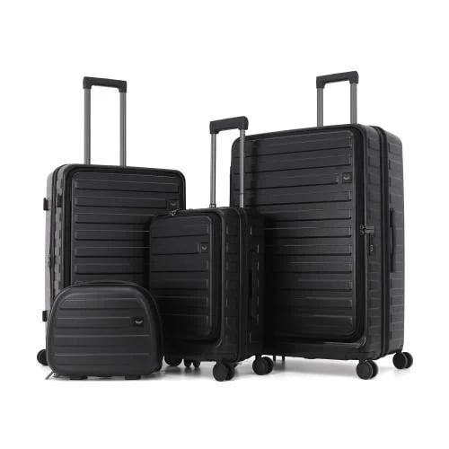 Victoria Classic 4-Piece Luggage Set including Makeup Bag