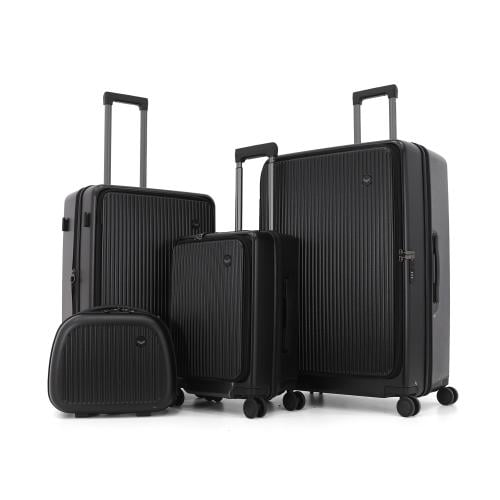 Victoria Classic 4-Piece Luggage Set including Makeup Bag