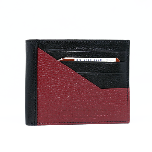 محفظة جلد ماركة يو اس بولو