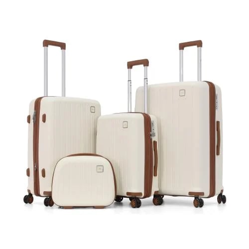 Victoria brand four-piece trolley luggage set