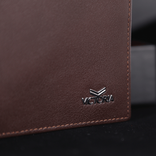 محفظه رجالي جلد طبيعي ماركه فكتوريا