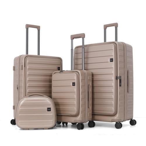 Victoria Classic 4-Piece Luggage Set including Makeup Bag