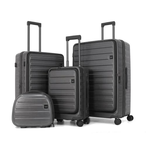 Victoria Classic 4-Piece Luggage Set including Makeup Bag