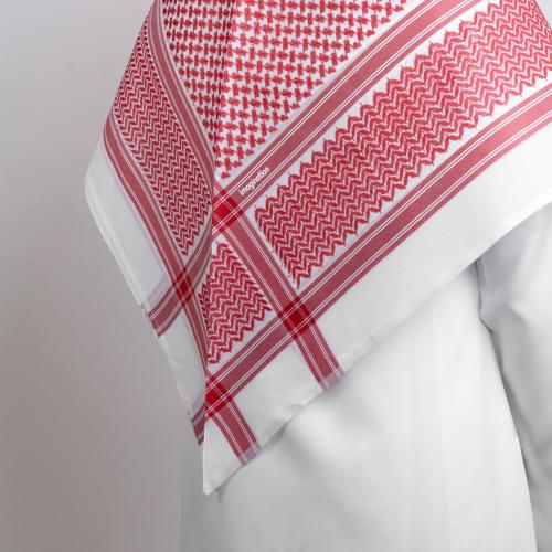 شماغ احمر وسط اميجنيشن موديل H548 اصدار 2026