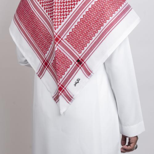 شماغ احمر وسط ملكي مودرن اصدار 2026
