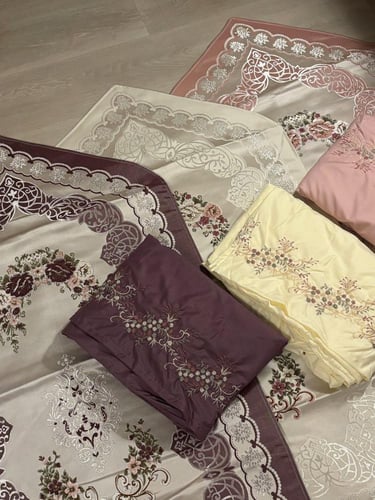 ٣ اطقم صلاة باردة مطرزة