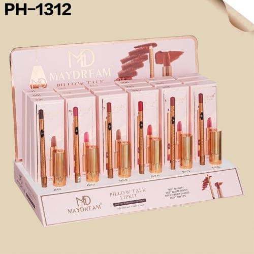 طقم الشفاه المتكامل 24حبه (Maydream Pillow Talk) |...