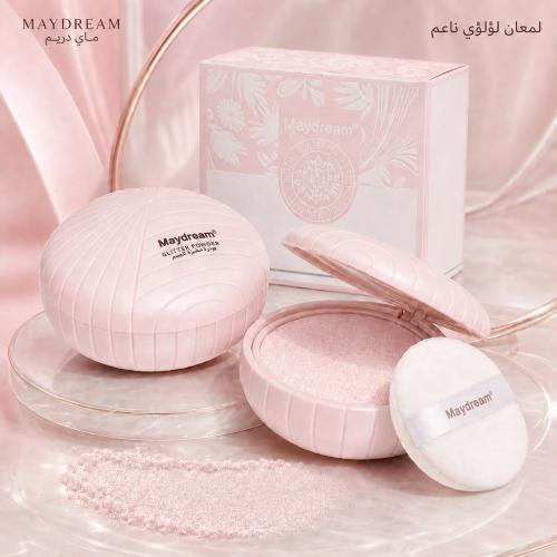 بودرة Maydream للجسم إشراقة لؤلؤية ساحرة ملمس كالح...
