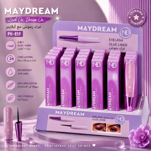غراء و آيلاينر 2 في 1 من MAYDREAM ثبات لا مثيل له