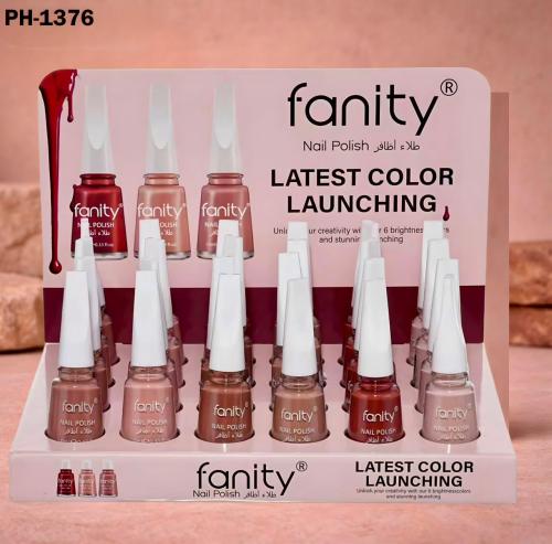 طلاء اظافر لحمي فخمة 24 حبة FANITY PH-1376