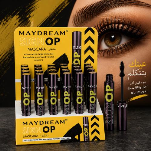 ماسكارا لتكثيف وتوسيع العين من ماي دريم (MAYDREAM)