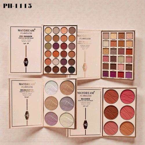 دفتر مكياج ظل + إضاءة + أحمر خدود PH-1115 من ماي د...