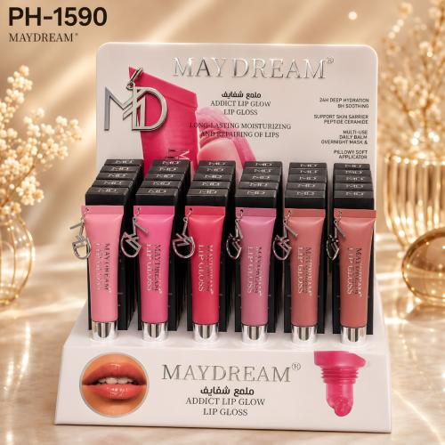 ملمع ومطبب الشفاه الأنيق من ماي دريم (MAYDREAM Addict Lip Glow)