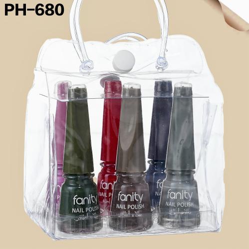 طلاء اظافر ميني كيس 6 حبات FANITY PH-680