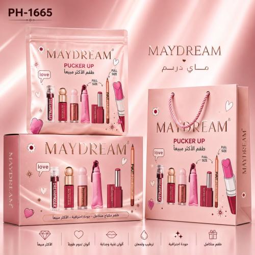 مجموعة ماي دريم "Pucker Up" من MAYDREAM – سر الشفا...