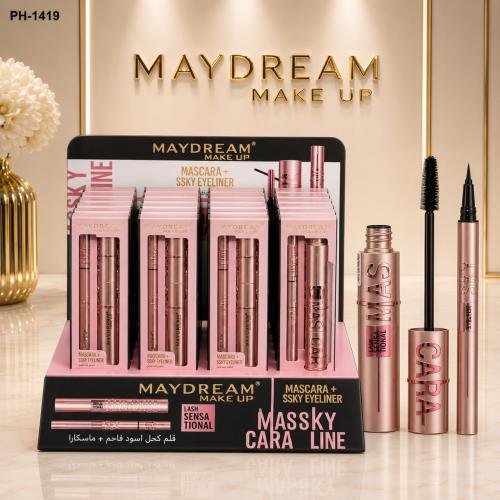 طقم العيون الساحرة من مايدريم (MAYDREAM) مسكرة مع...