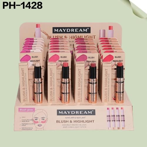 قلم مايدريم (2 في 1) للبلشر والهايلايت