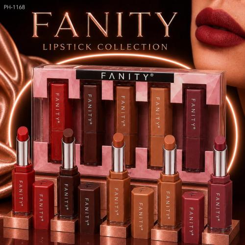 مجموعة 5 حبه أحمر الشفاه فانيتي (FANITY® Lipstick Collection - PH-1168)