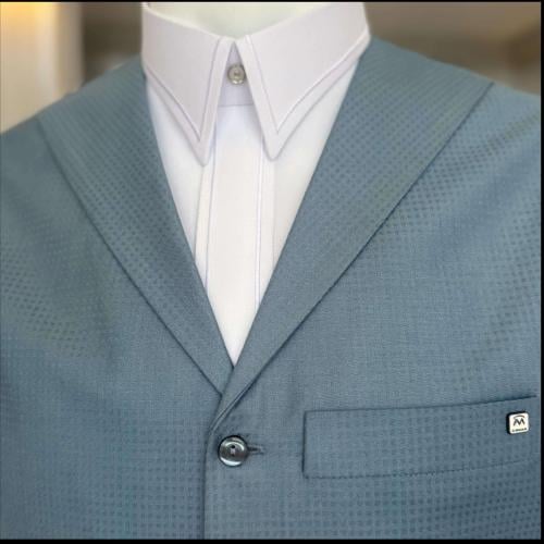 سديري فيس واحد لون سماوي مربعات