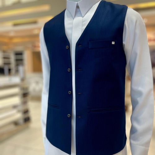 سديريه رجالي رسمي كحلي -وجه واحد