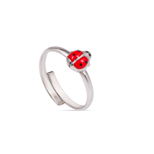 خاتم أطفال دعسوقة صغيرة