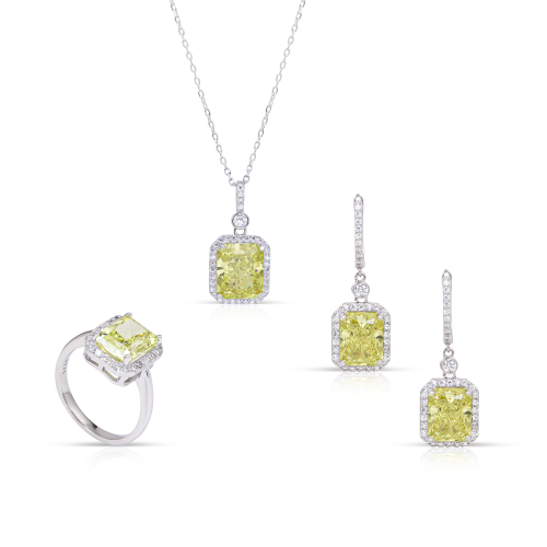 نصف طقم فاخر اخضر