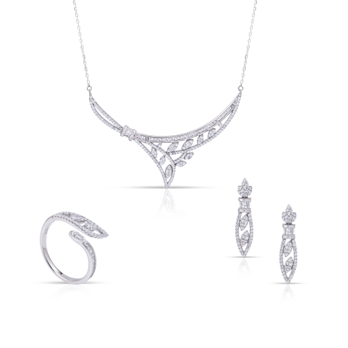 نصف طقم زركون للمناسبات