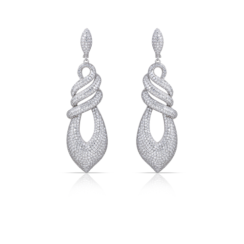 أقراط زركون كبيرة موديل2