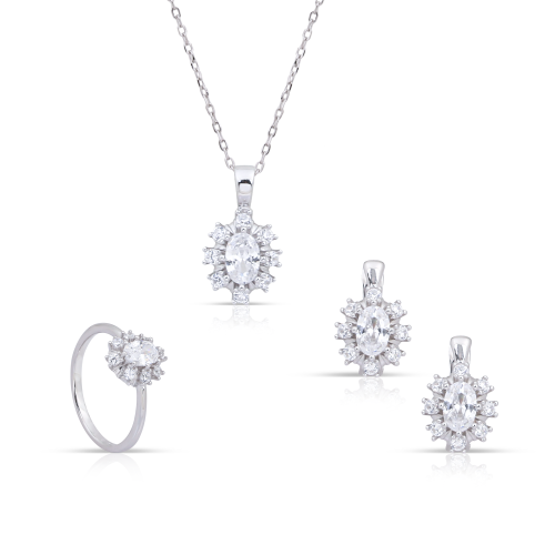 نصف طقم حجر الزركون