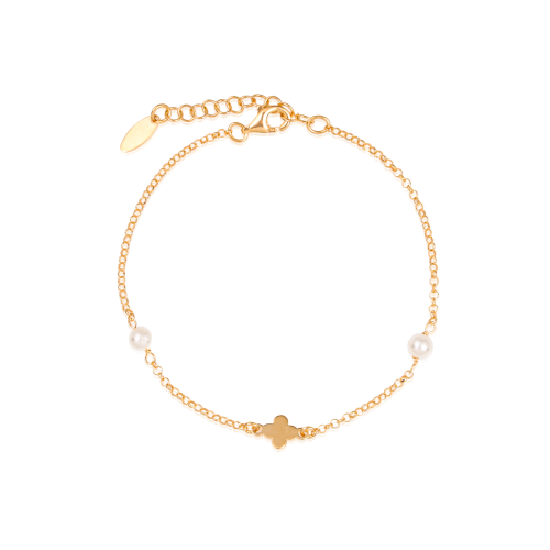 اسورة وردة ذهبية مع لؤلؤ