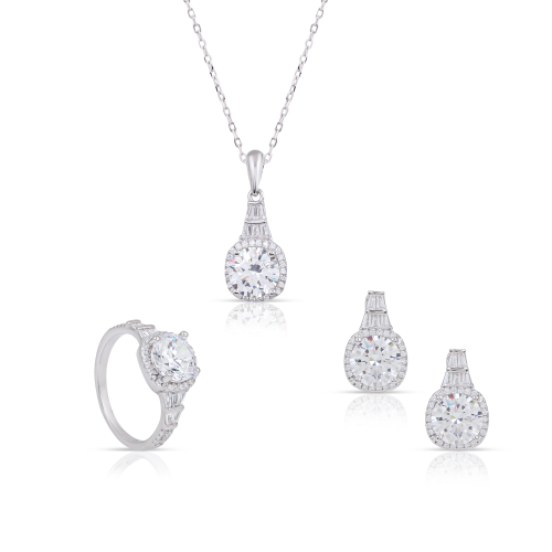 نصف طقم سوليتير موديل2