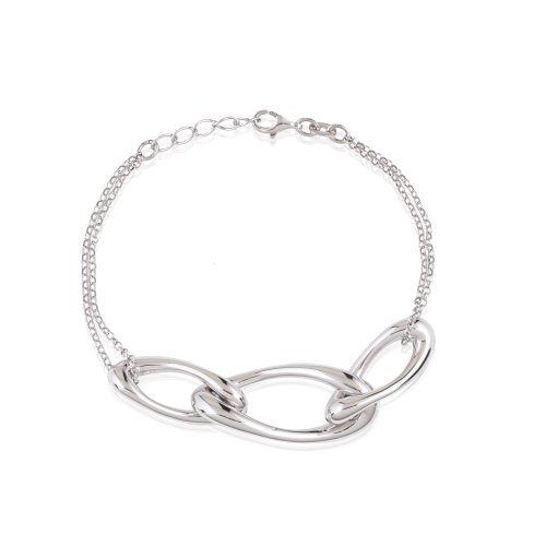 اسورة فضة تصميم ملتف