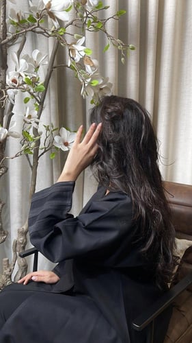 عباية نص كلوش كم حور