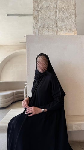 عباية نص كلوش شك