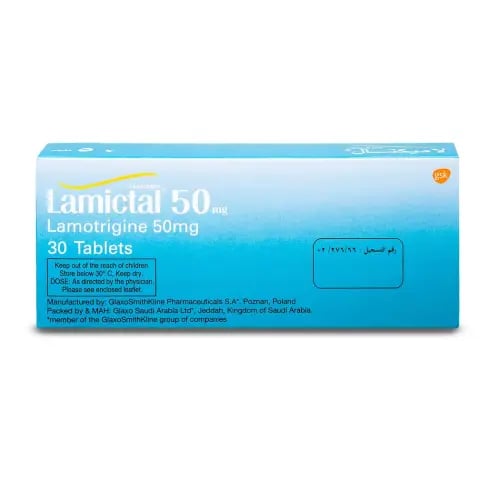 لاميكتال 50 مجم 30 قرص - Lamictal 50 mg Tablet 30...