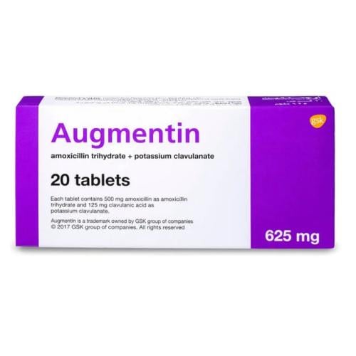 اوجمنتين 625 مجم 20 قرص - Augmentin 625 mg 20 Tabl...