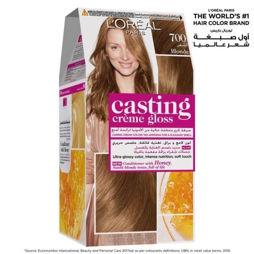 كاستينج صبغة شعر اشقر 700 - Loreal Casting 700 Blo...