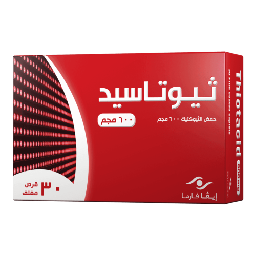 ثيوتاسيد ألفا ليبويك أسيد 600 مجم 30 قرص - Thiotac...