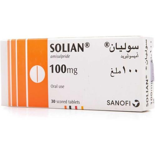 سوليان 100 مجم 30 قرص - Solian 100 mg 30 Tablet