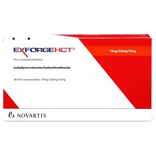 اكسفورج اتش سى تى 10/320/25 مجم 28 قرص - Exforge H...