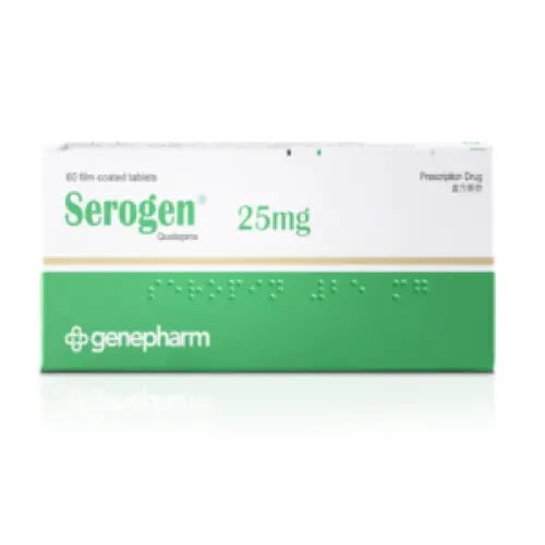 سيروجين 25 مجم 60 قرص - Serogen 25 mg 60 Tablet