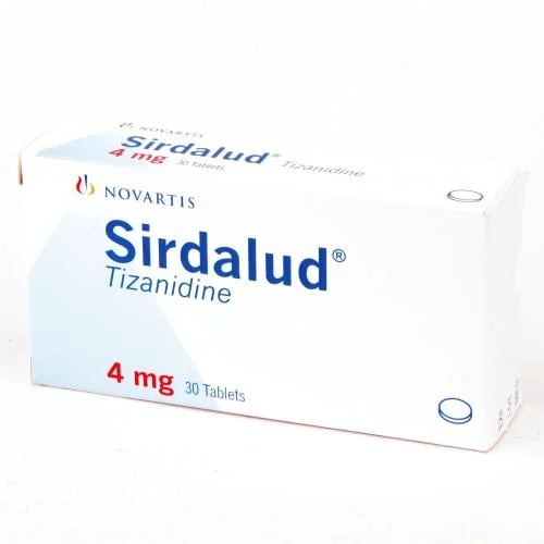 سيردالود 4 مجم 30 قرص - sirdalud 4 mg 30 tablet