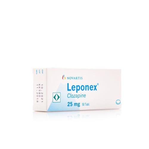 ليبونكس 25 مجم 50 قرص - Leponex 25 mg 50 Tablet