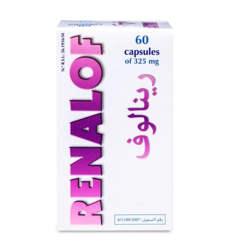 رينالوف 325 مجم 60 كبسوله - Renalof 325 mg 60 Caps...