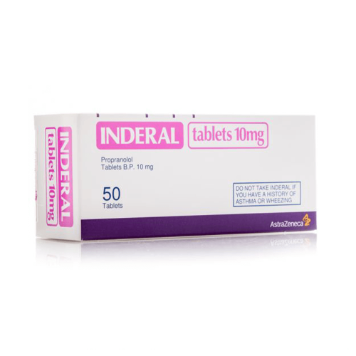 إنديرال 10 مجم 50 قرص - Inderal 10 mg 50 Tablet