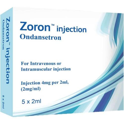 زورون 4 ملجم/ 2 مل 5 امبولات - Zoron 4mg Injection...