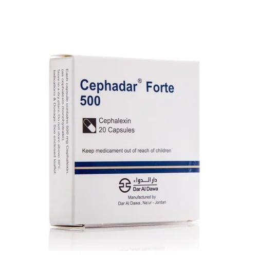 سيفادار فورت 500 مجم 20 كبسولة - Cephadar Forte 50...