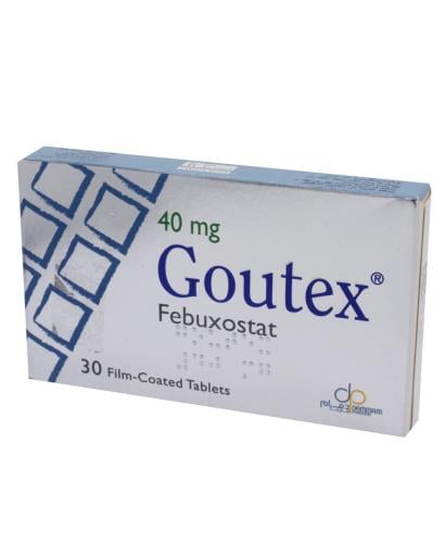 جاوتيكس 40 ملجم 30 قرص - Goutex 40 mg 30 Tablet